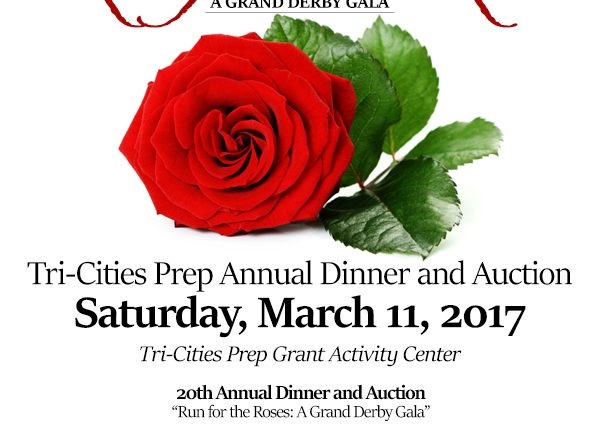 Save Saturday, March 11, 2017 for the 20th Annual Tri-Cities Prep Dinner and Auction